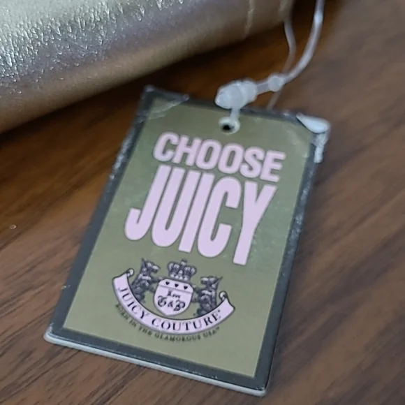 Darling Juicy Couture "Juicy Princess" Mini Wallet, Gold Shine NEW WITH TAGS ♥ - Picture 3 of 7